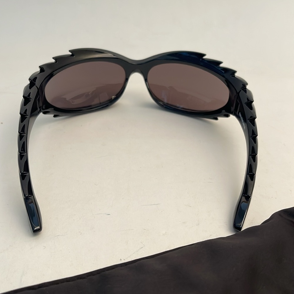 BALENCIAGA UNISEX SUNGLASSES BB0255S, zero flawes - Picture 4 of 11